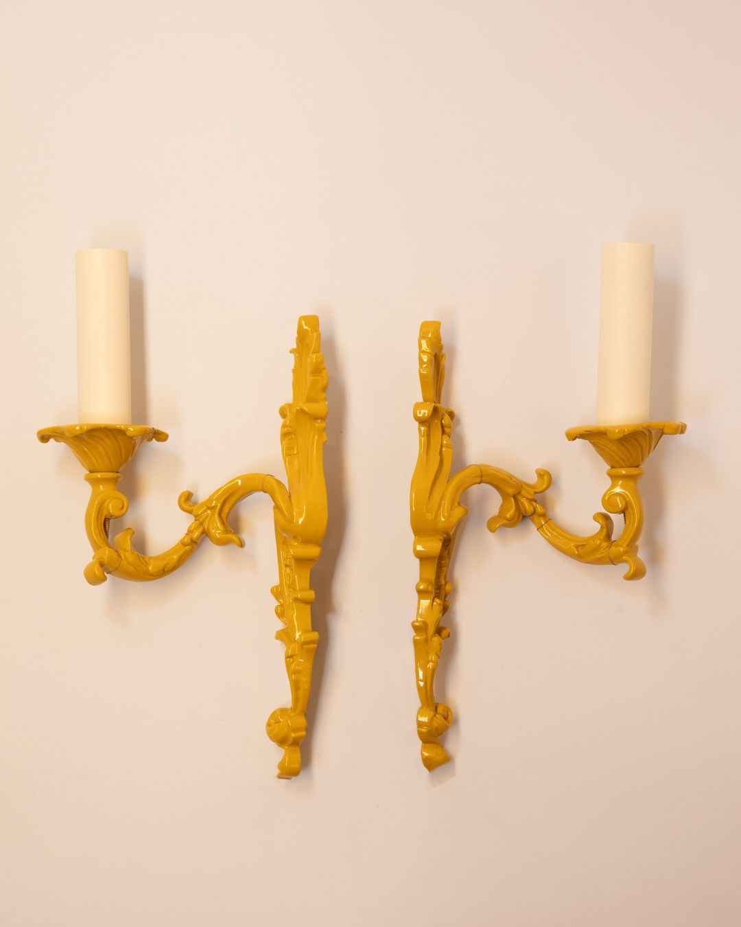 PAIR OF WALL SCONCES