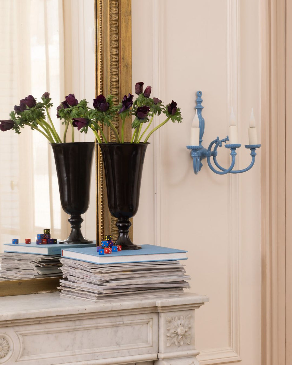 PAIR OF SCROLL SCONCES