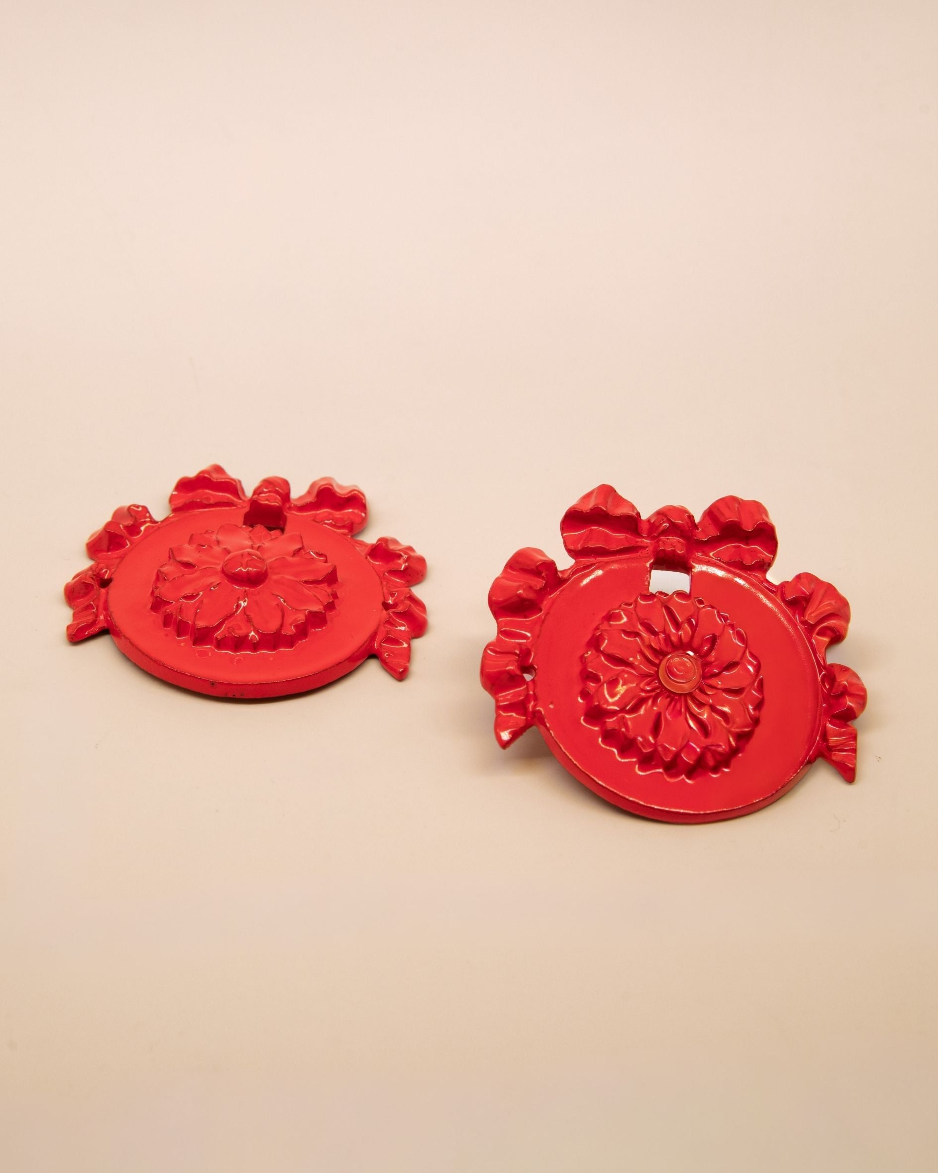 2 ANNEAUX DE TIRAGE ROSACE